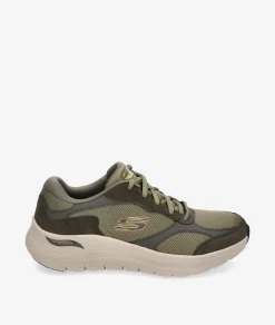 Hombre Skechers Deportivos 232702 en caki
