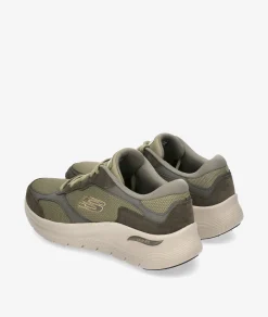 Hombre Skechers Deportivos 232702 en caki
