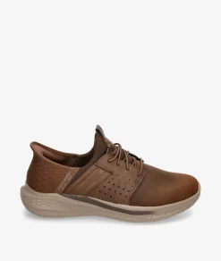 Hombre Skechers Deportivos 210828 en cuero