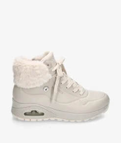 Mujer Skechers Deportivos 168111 en hueso