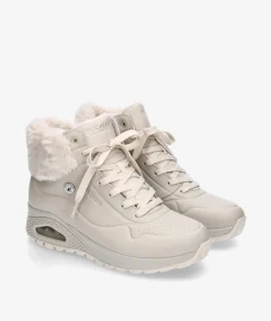 Mujer Skechers Deportivos 168111 en hueso