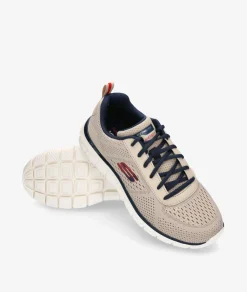 Hombre Skechers Deportivos 232758 en piedra