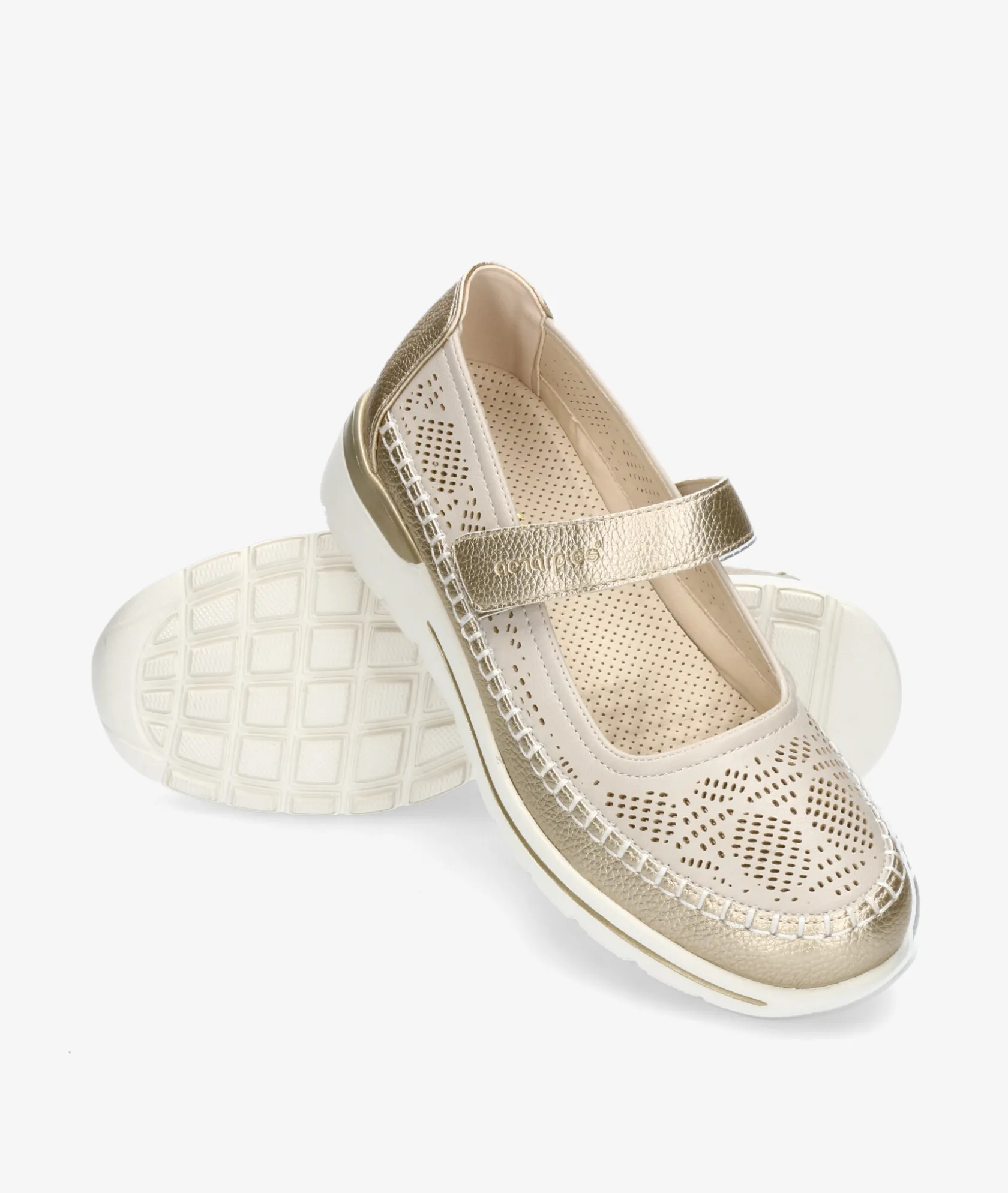 Mujer Amarpies Merceditas 30064 en beige