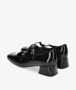 Mujer Stephen Allen Merceditas DINAR 38205-C11 en charol negro