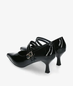 Mujer Stephen Allen Merceditas 3699-7 SELENE en charol negro