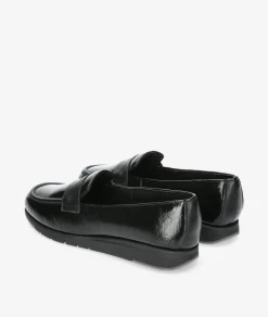 Mujer Flex&Go Mocasines Flex&Go ST1122 en charol negro