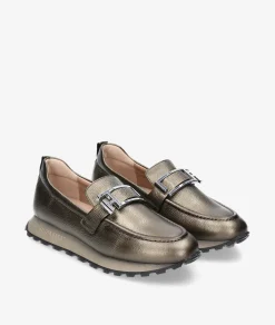 Mujer Hispanitas Mocasines HI243621 en metalizado