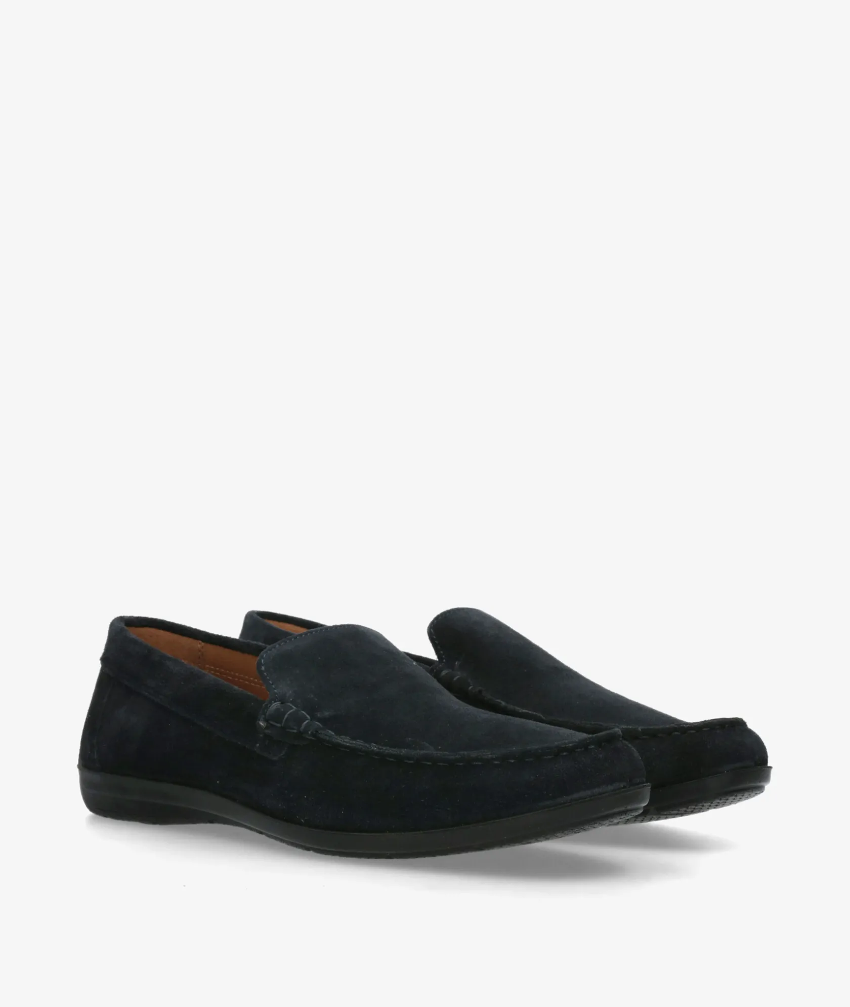 Hombre Imac Mocasines 100761 en serraje azul
