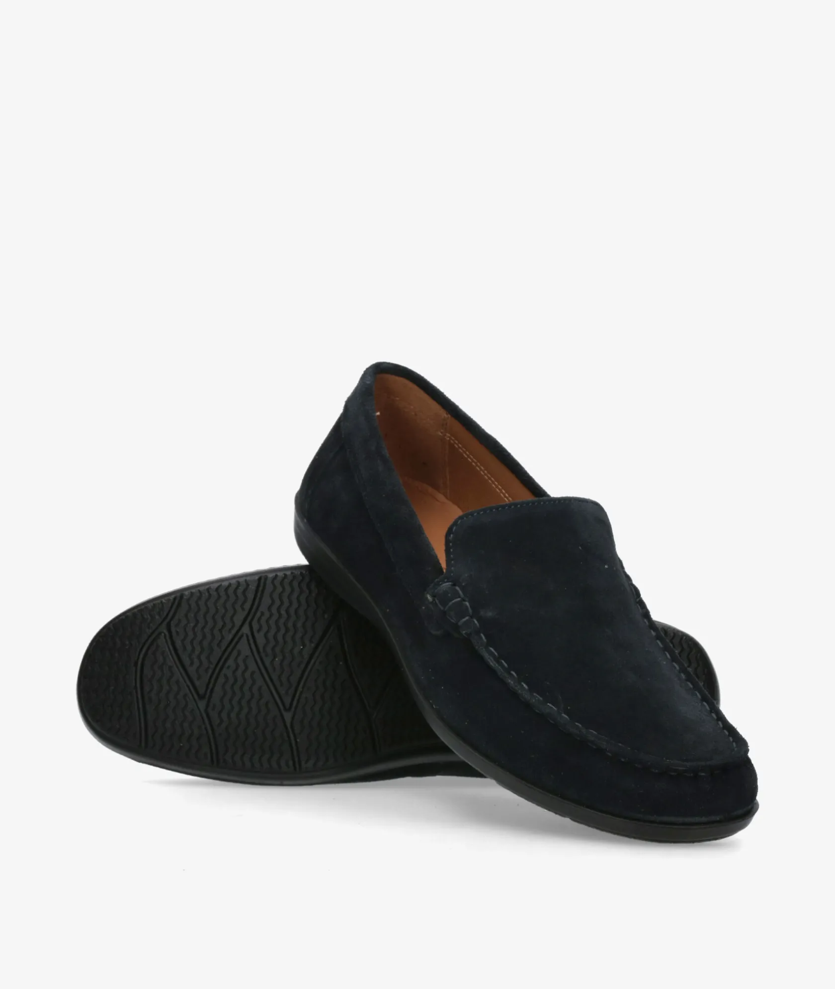 Hombre Imac Mocasines 100761 en serraje azul