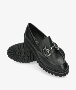 Mujer Stephen Allen Mocasines DETRE 2338- C23 OJO en negro