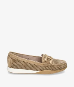 Mujer Stephen Allen Mocasines LAUR-23 31736-696 en ante camel