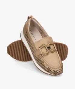 Mujer Stephen Allen Mocasines LAUR-22 2663-C17 en camel