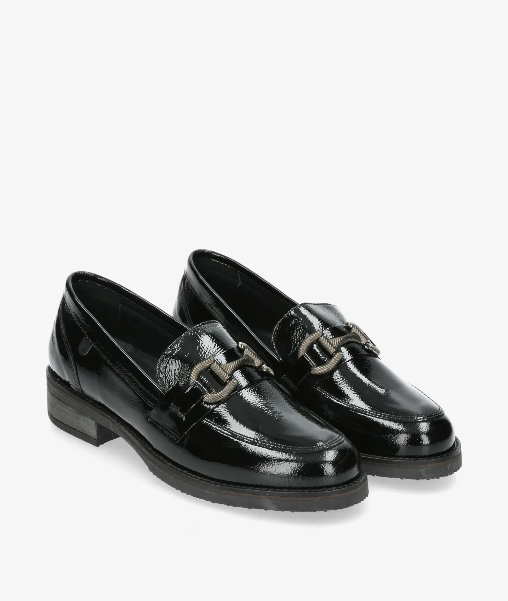 Mujer Valeria´s Mocasines 1537 en charol negro
