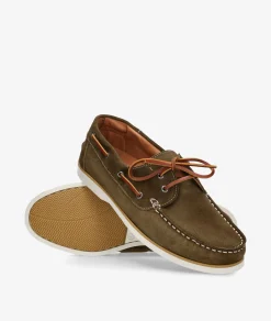 Hombre pabloochoa.shoes Naúticos 202503 en serraje kaki