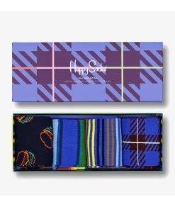 Mujer Happy Socks Pack de calcetines XNAV09-6550 en azul marino