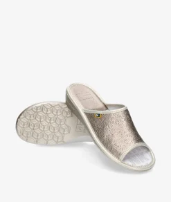 Mujer Nordikas pinky 1924/8 en taupe metalizado