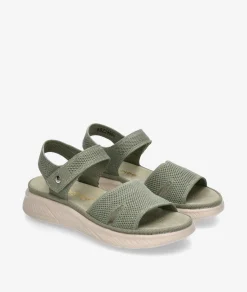 Mujer Amarpies Sandalias 28660 en caki