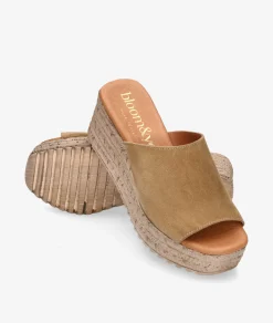 Mujer bloom&you Sandalias bloom&you LISA en serraje camel