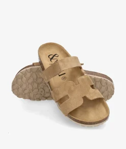 Mujer bloom&you Sandalias bloom&you SOL en serraje taupe