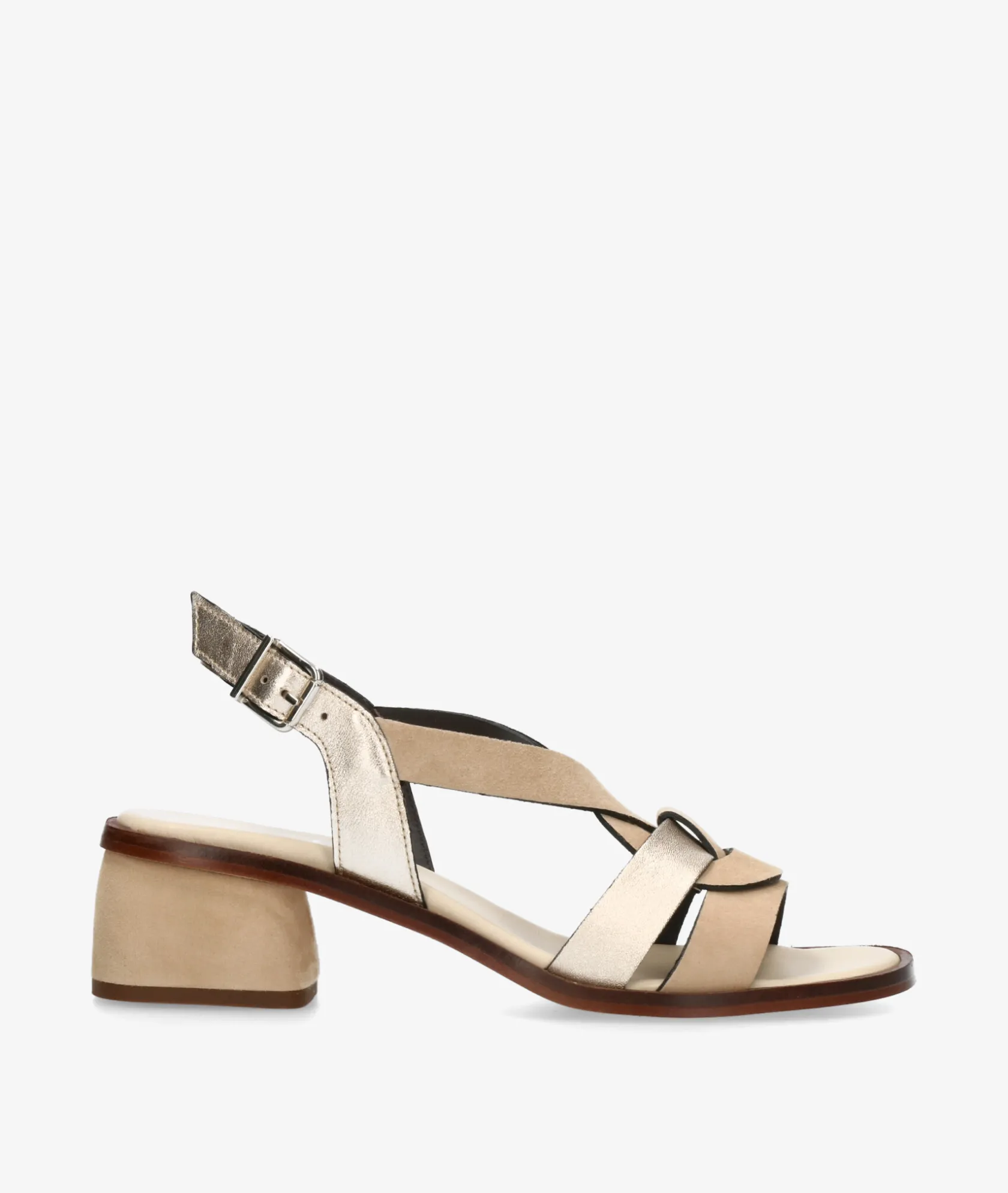 Mujer pabloochoa.shoes Sandalias 3917 en ante taupe