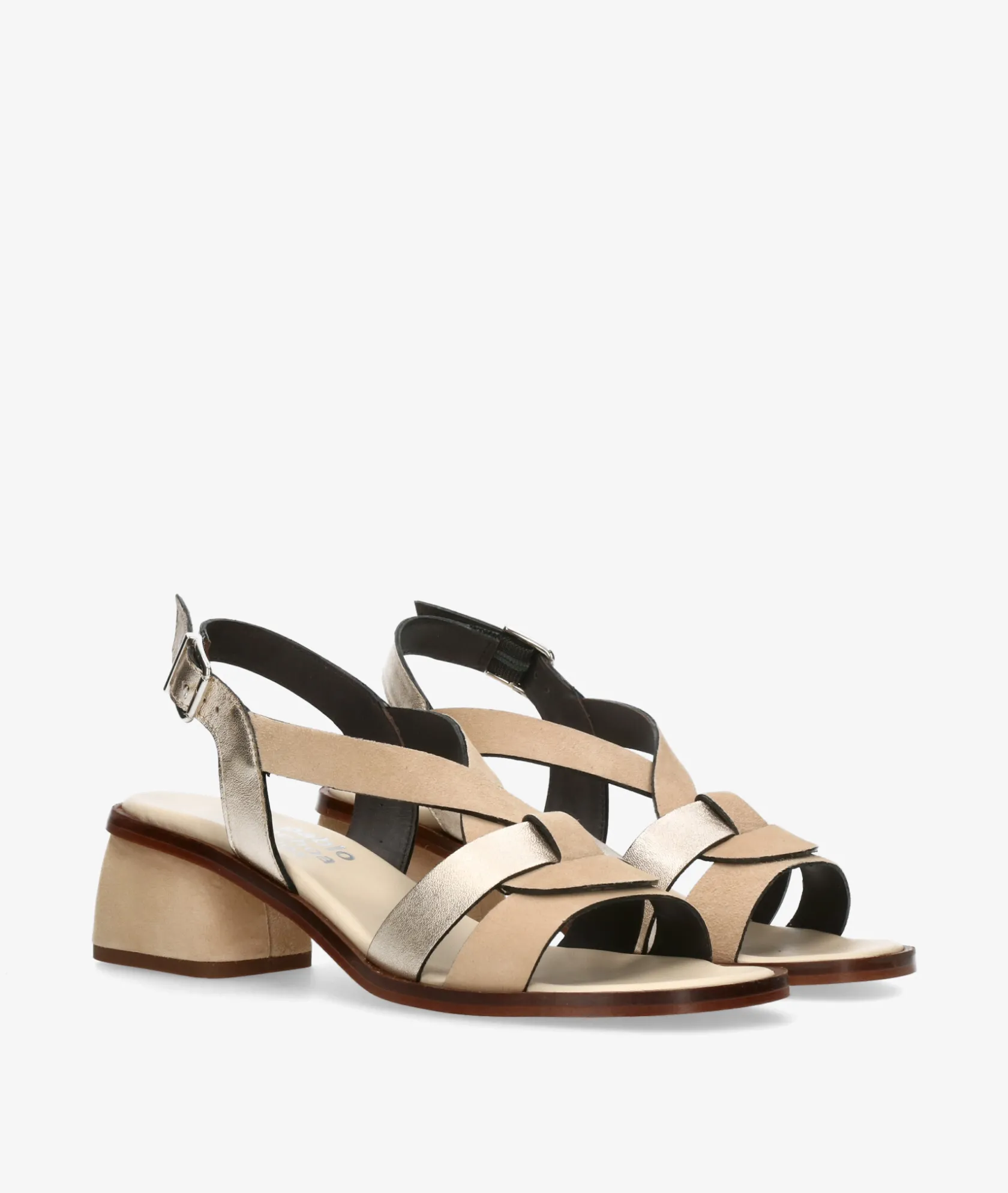 Mujer pabloochoa.shoes Sandalias 3917 en ante taupe