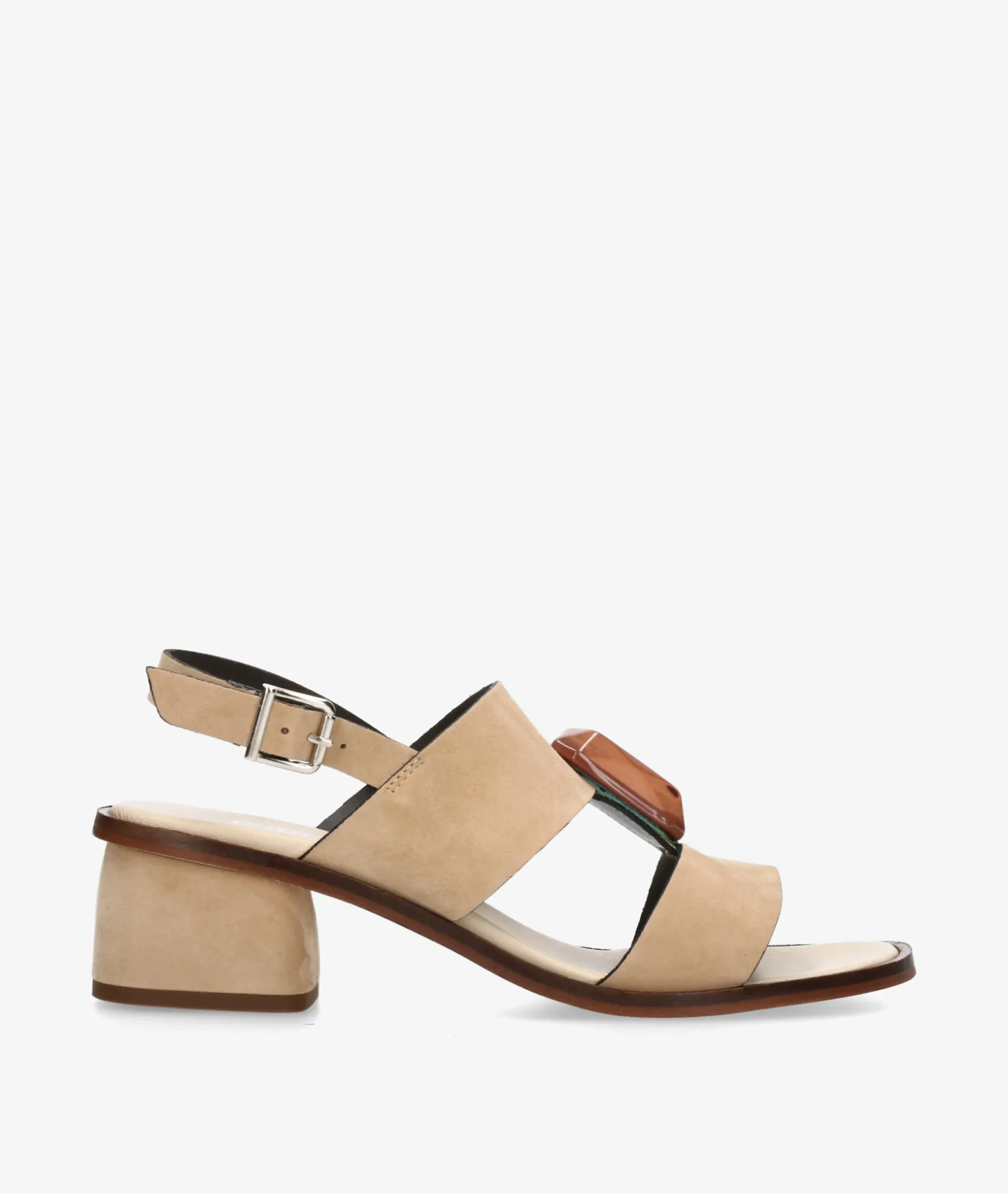 Mujer pabloochoa.shoes Sandalias 3922 en ante taupe