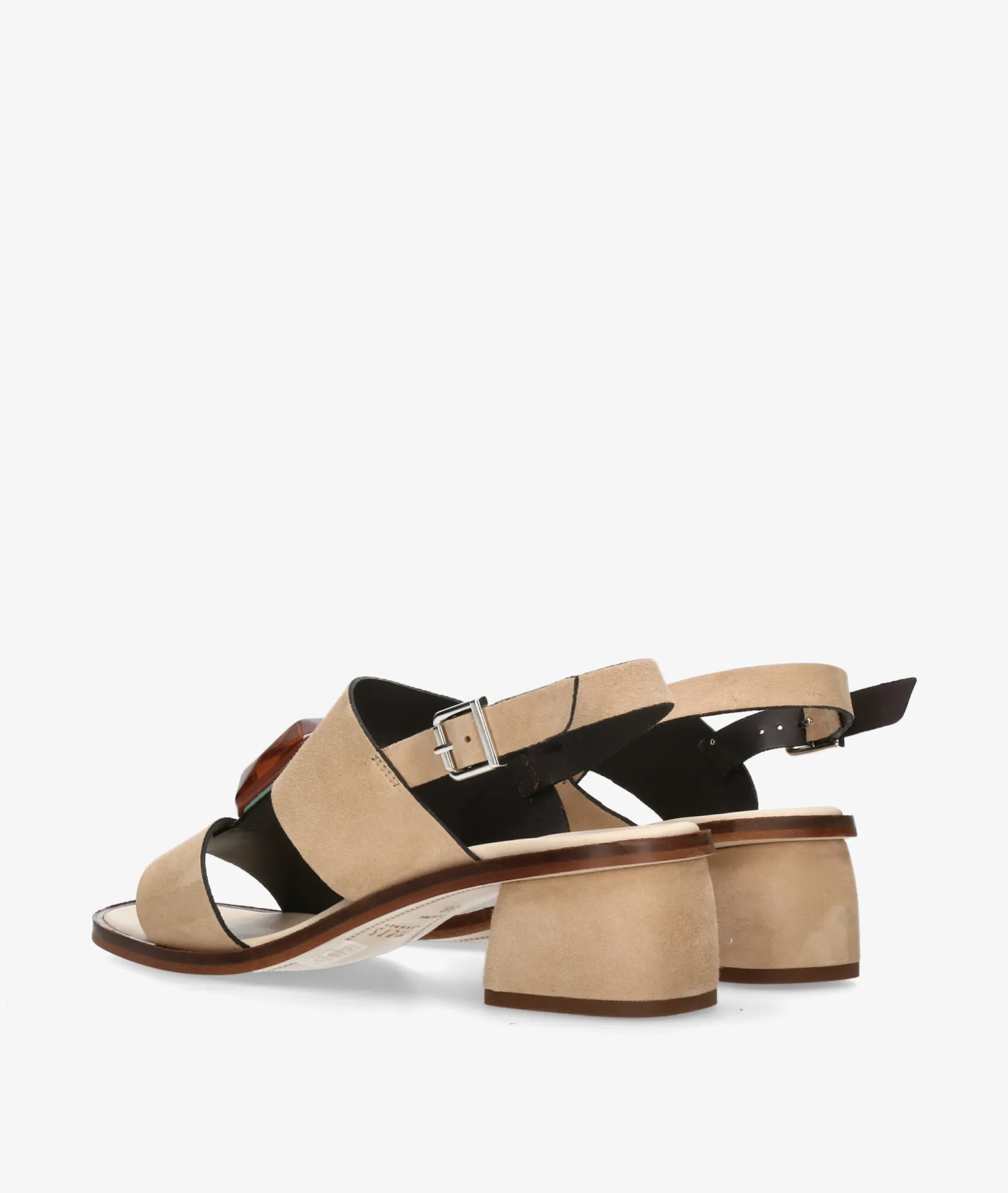 Mujer pabloochoa.shoes Sandalias 3922 en ante taupe