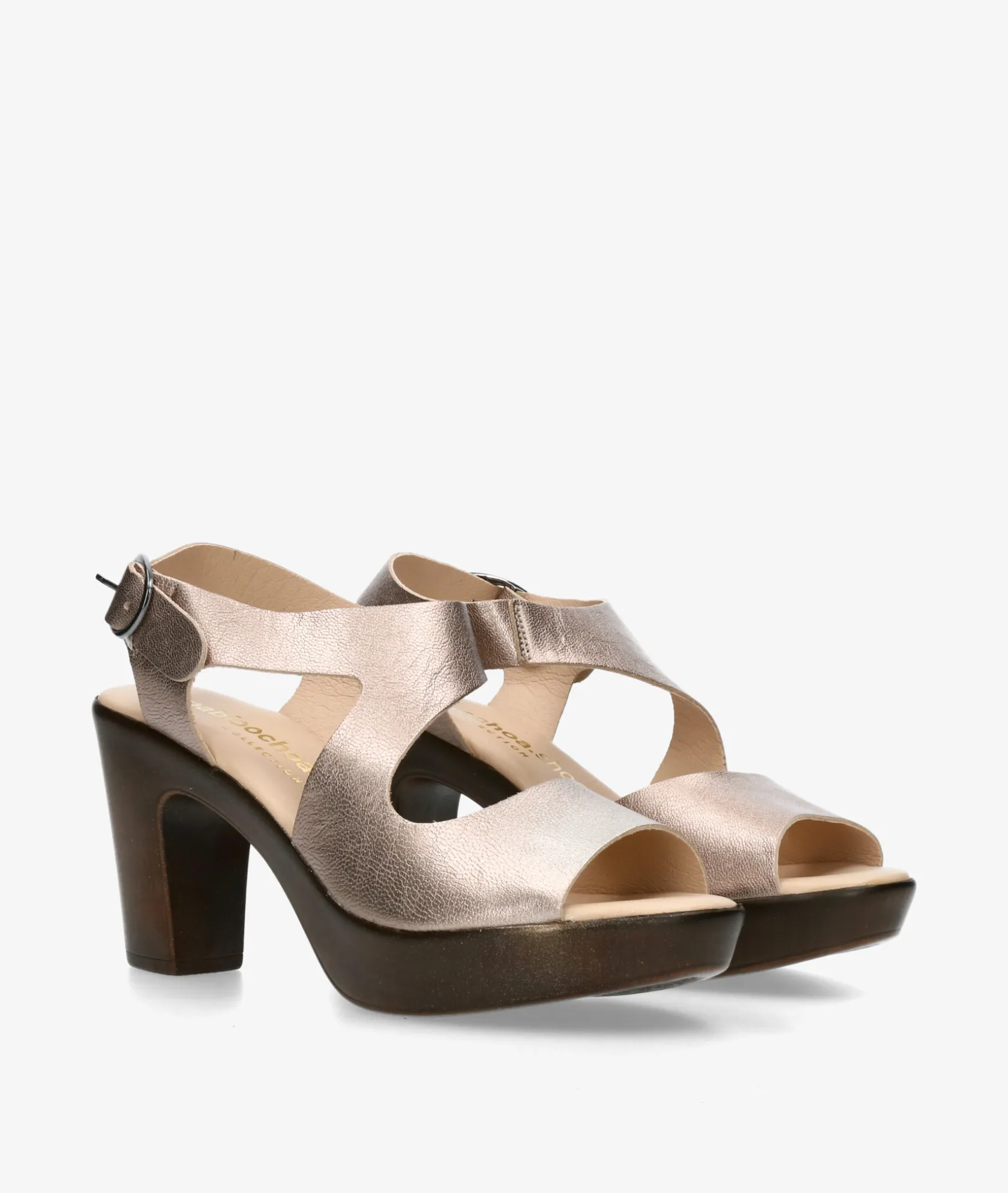 Mujer pabloochoa.shoes Sandalias 450 en metalizado