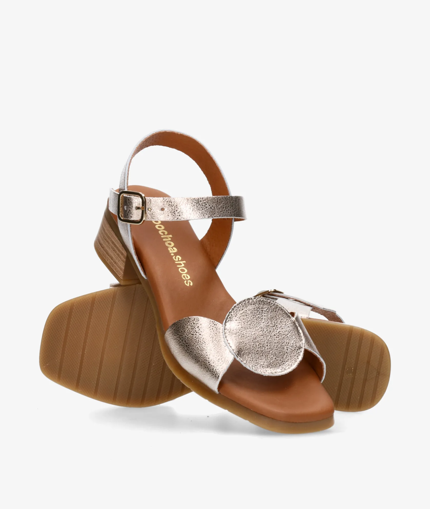 Mujer pabloochoa.shoes Sandalias 2698 en platino