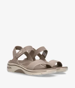 Mujer Skechers Sandalias 140874 en beige