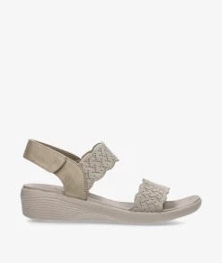 Mujer Skechers Sandalias 163165 en beige