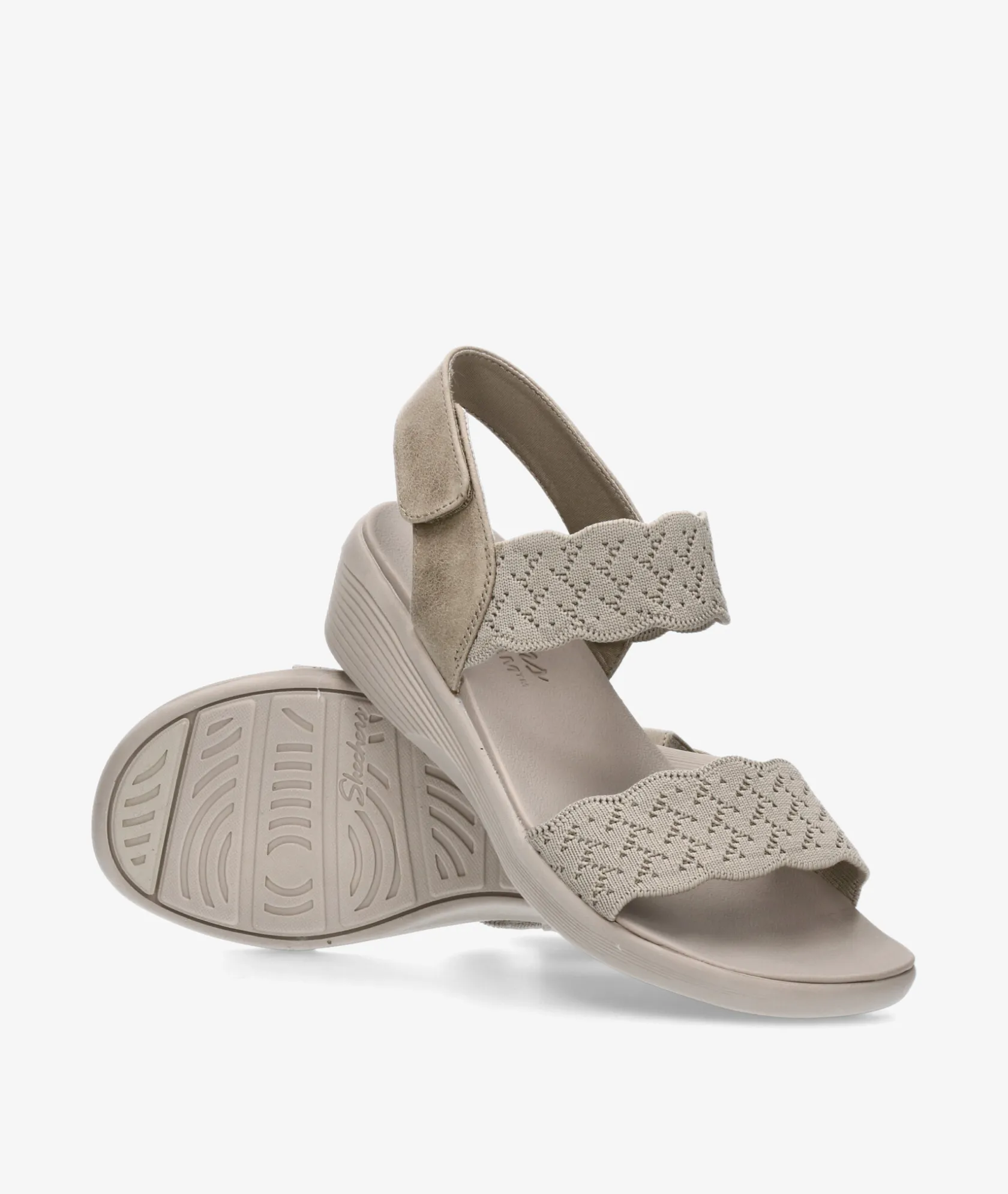 Mujer Skechers Sandalias 163165 en beige