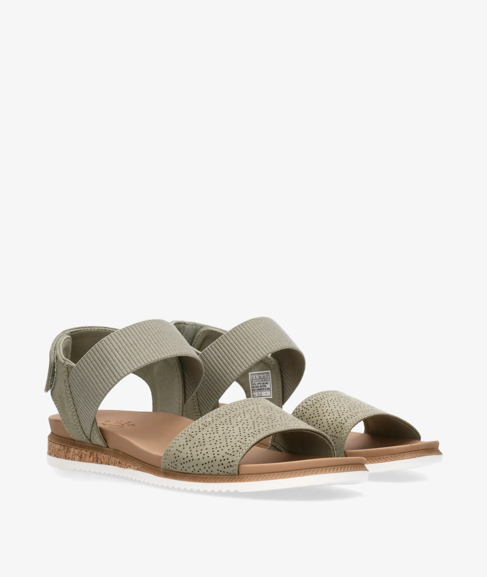 Mujer Skechers Sandalias 114710 en caki
