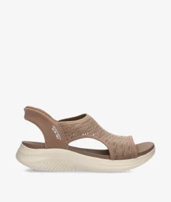 Mujer Skechers Sandalias 119805 en topo