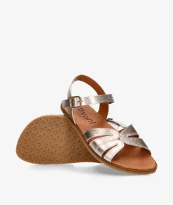 Mujer pabloochoa.shoes Sandalias VIVANT VELVET en platino