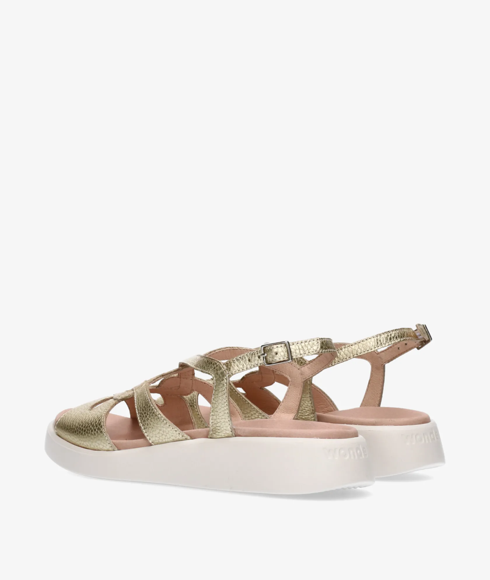 Mujer Wonders Sandalias C-6550 en platino
