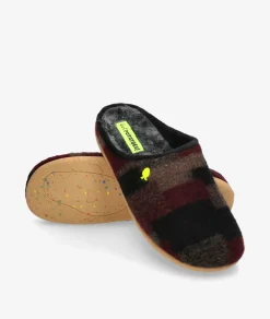 Hombre Hot potatoes Zapatillas de casa SEBEKA en burdeos