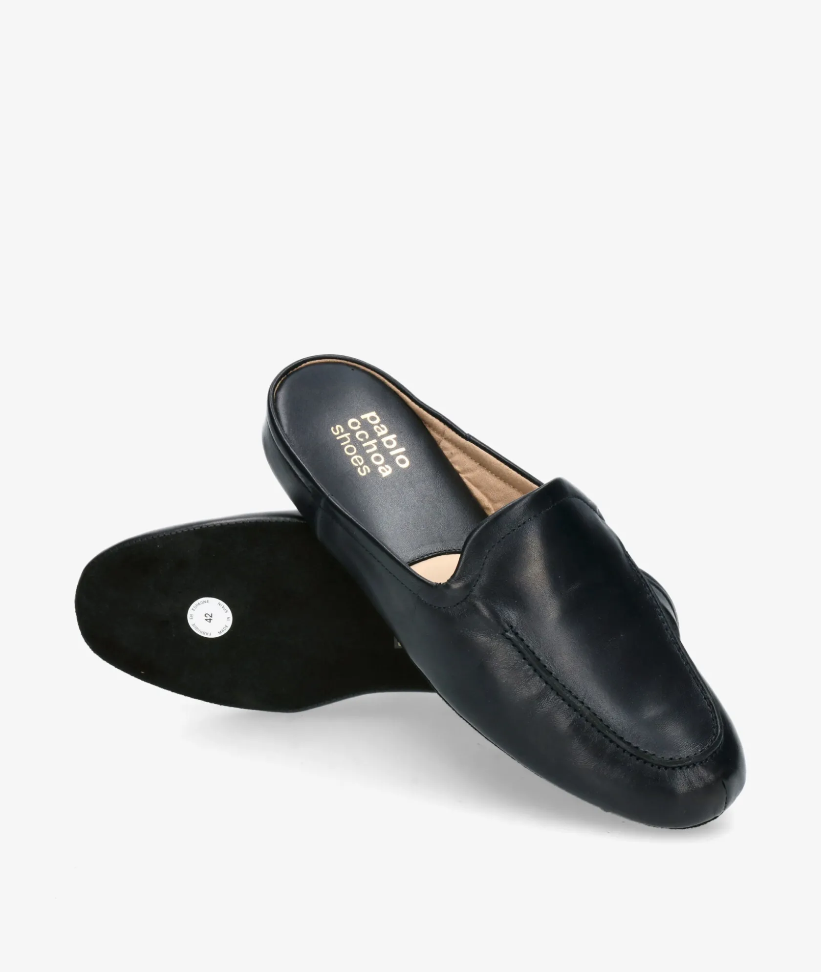 Hombre pabloochoa.shoes Zapatillas de casa KOSMA 5711 en marino
