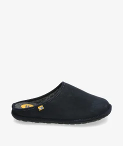 Mujer Nordikas Zapatillas de casa 2217 en serraje azul
