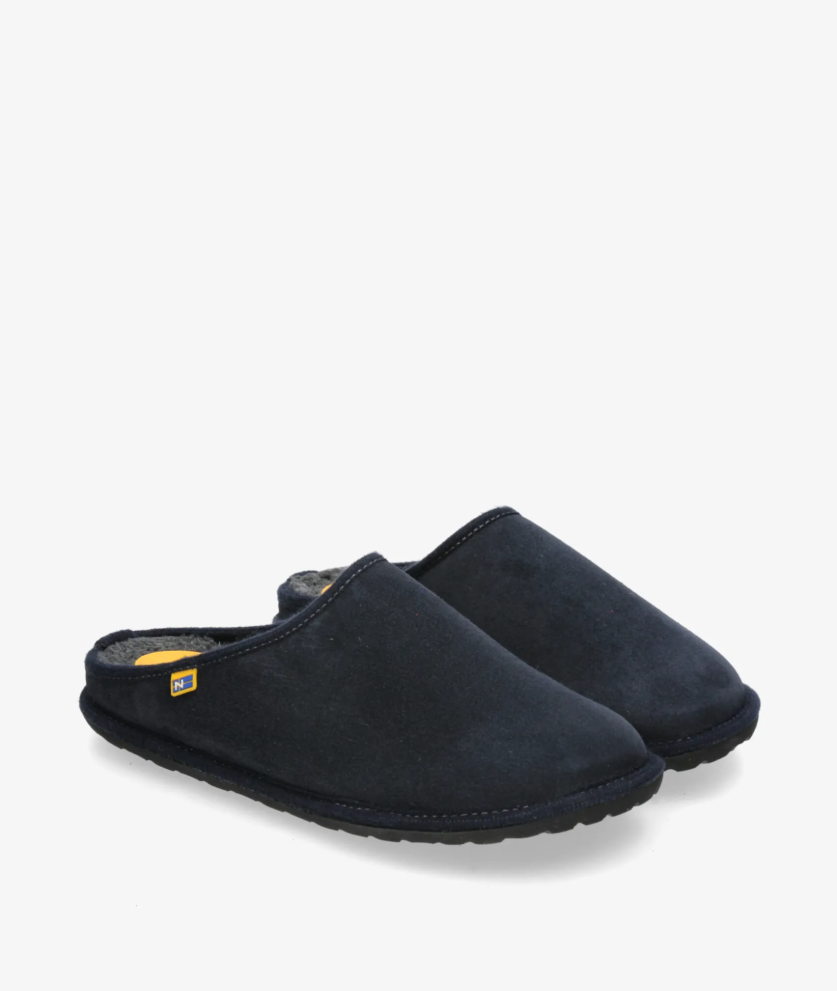 Mujer Nordikas Zapatillas de casa 2217 en serraje azul