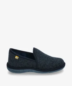Hombre Nordikas Zapatillas de casa 2631 en azul marino