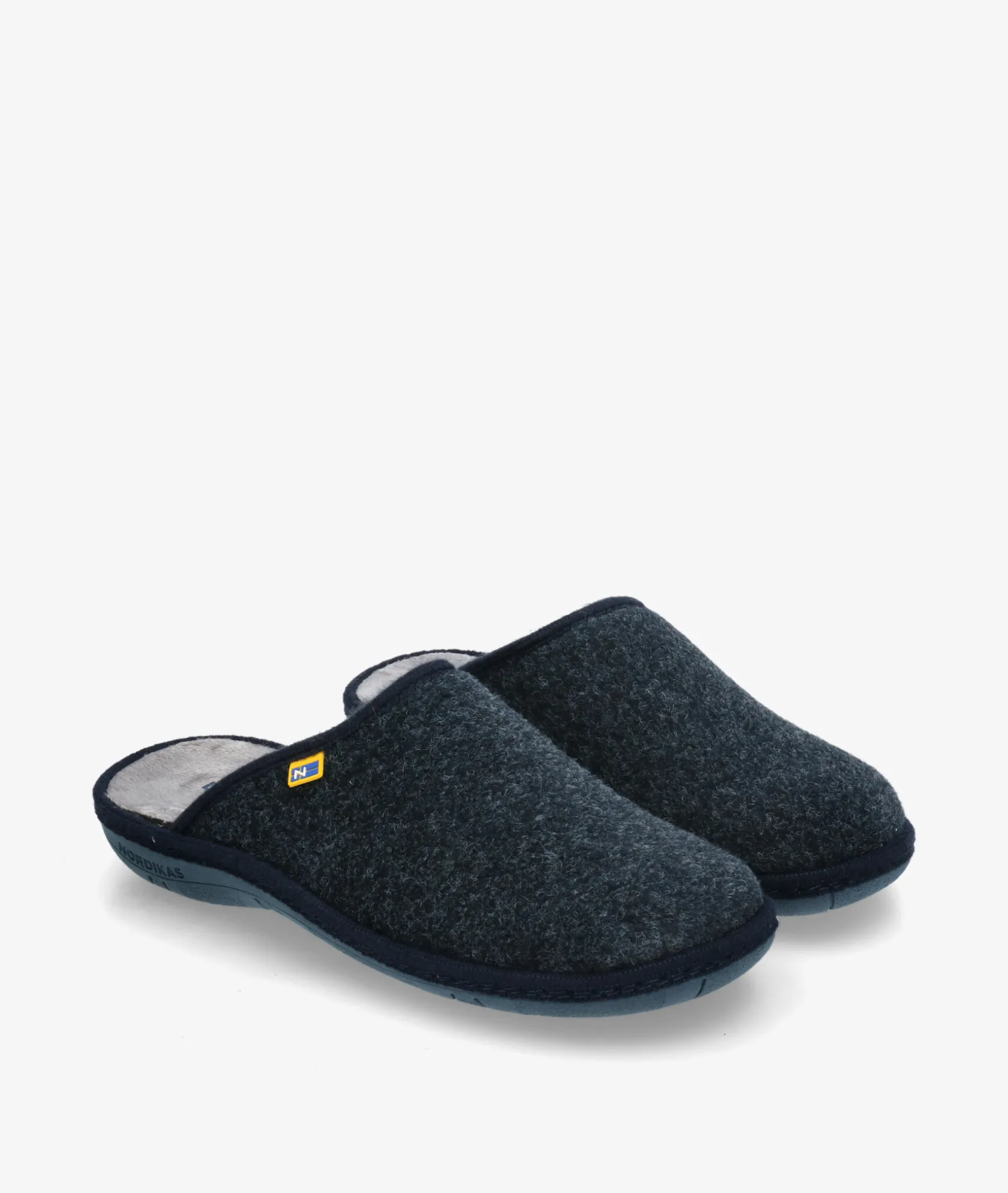 Hombre Nordikas Zapatillas de casa 2630 en marino
