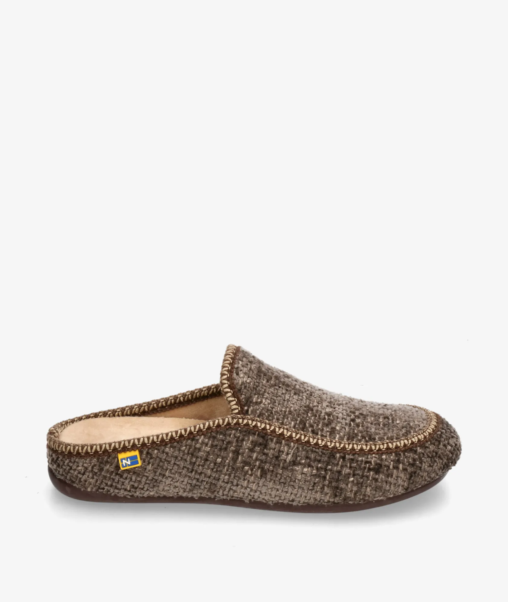 Hombre Nordikas Zapatillas de casa 2195 en topo