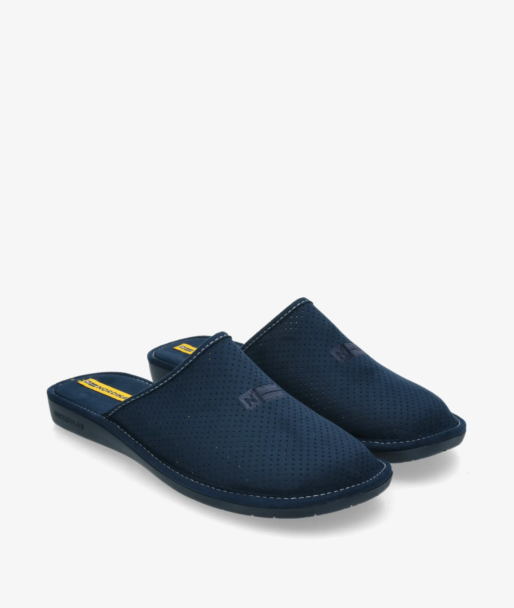 Hombre Nordikas Zapatillas de casa 7363 en marino