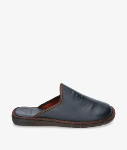 Hombre Nordikas Zapatillas de casa 188/F en marino