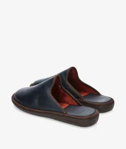 Hombre Nordikas Zapatillas de casa 188/F en marino