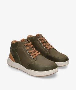 Hombre Sunni Sabbi Zapatos barefoot SENZO 019 en caki