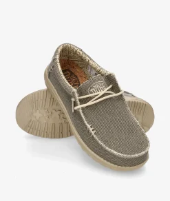 Hombre Dude Zapatos casual WALLY BRAIDED en topo