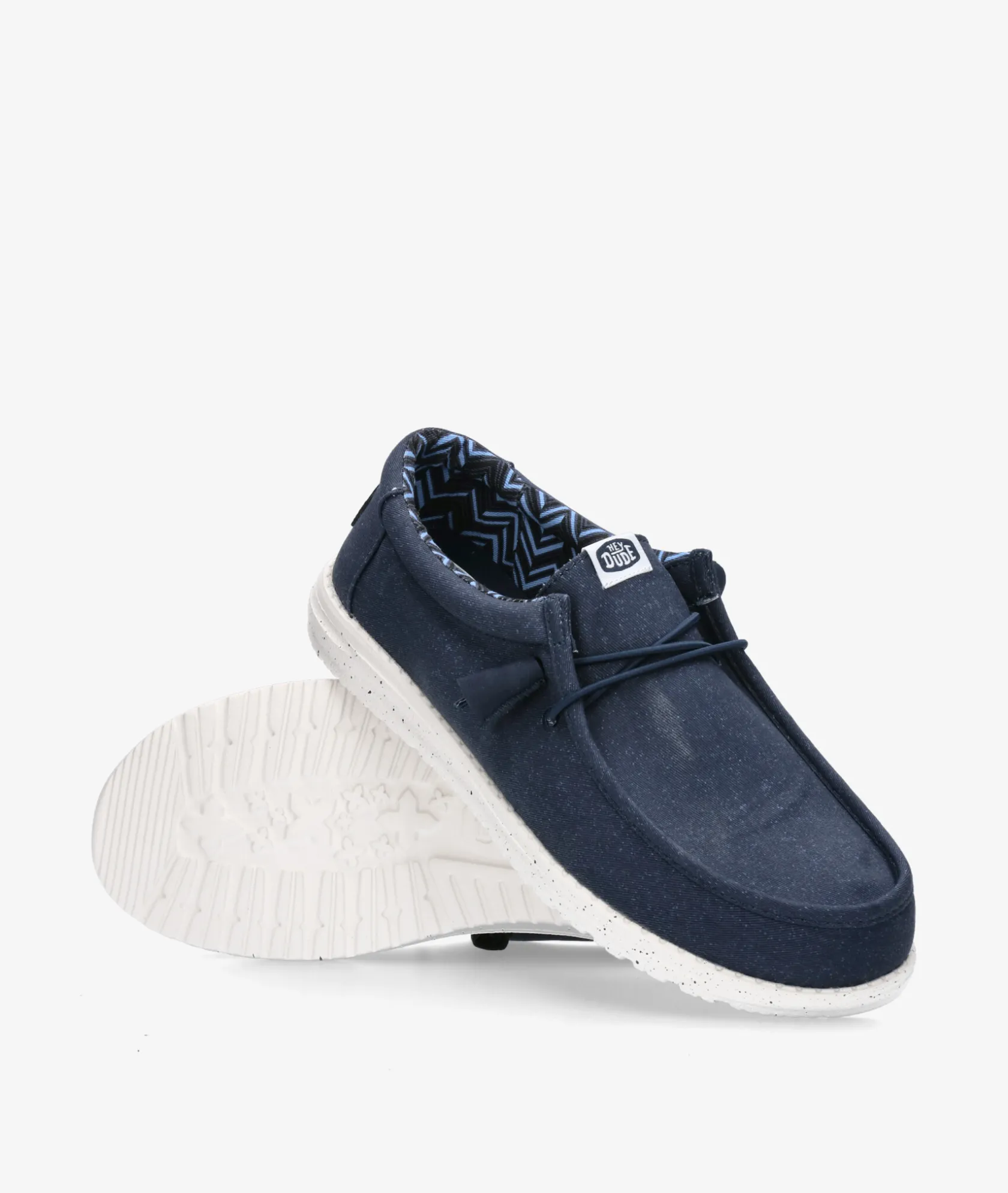 Hombre Dude Zapatos casual WALLY STRETCH CANVAS en marino