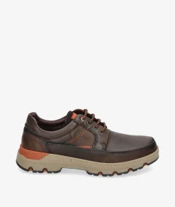 Hombre Fluchos Zapatos casual F1843 en nobuck marrón